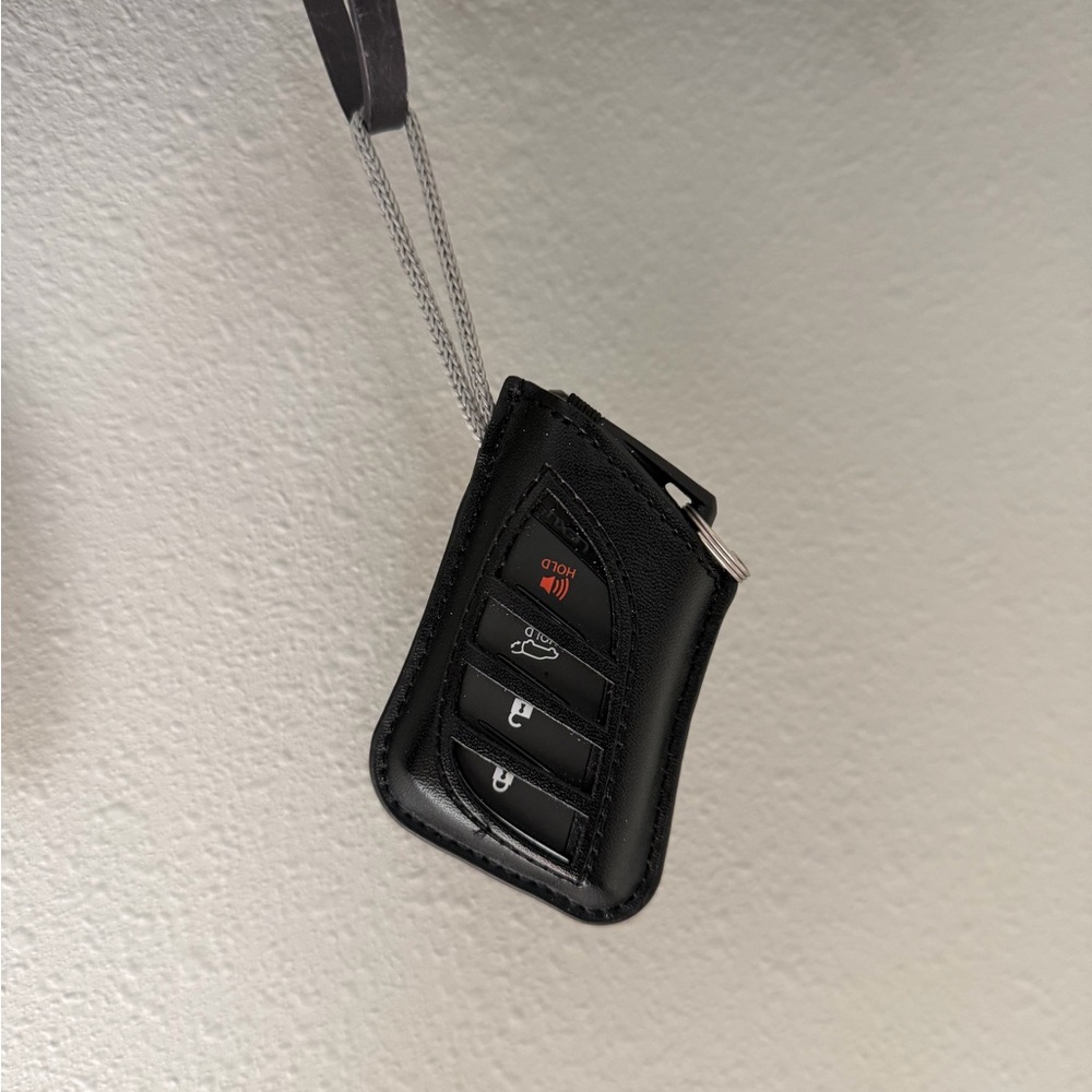Lexus Black Leather Key Fob Case